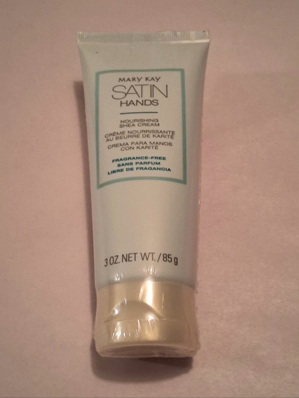 Mary Kay Satin Hands Nourishing Shea Cream Fragrance Free 3 oz - New/Sealed